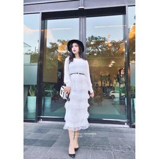 Váy Trắng Tầng