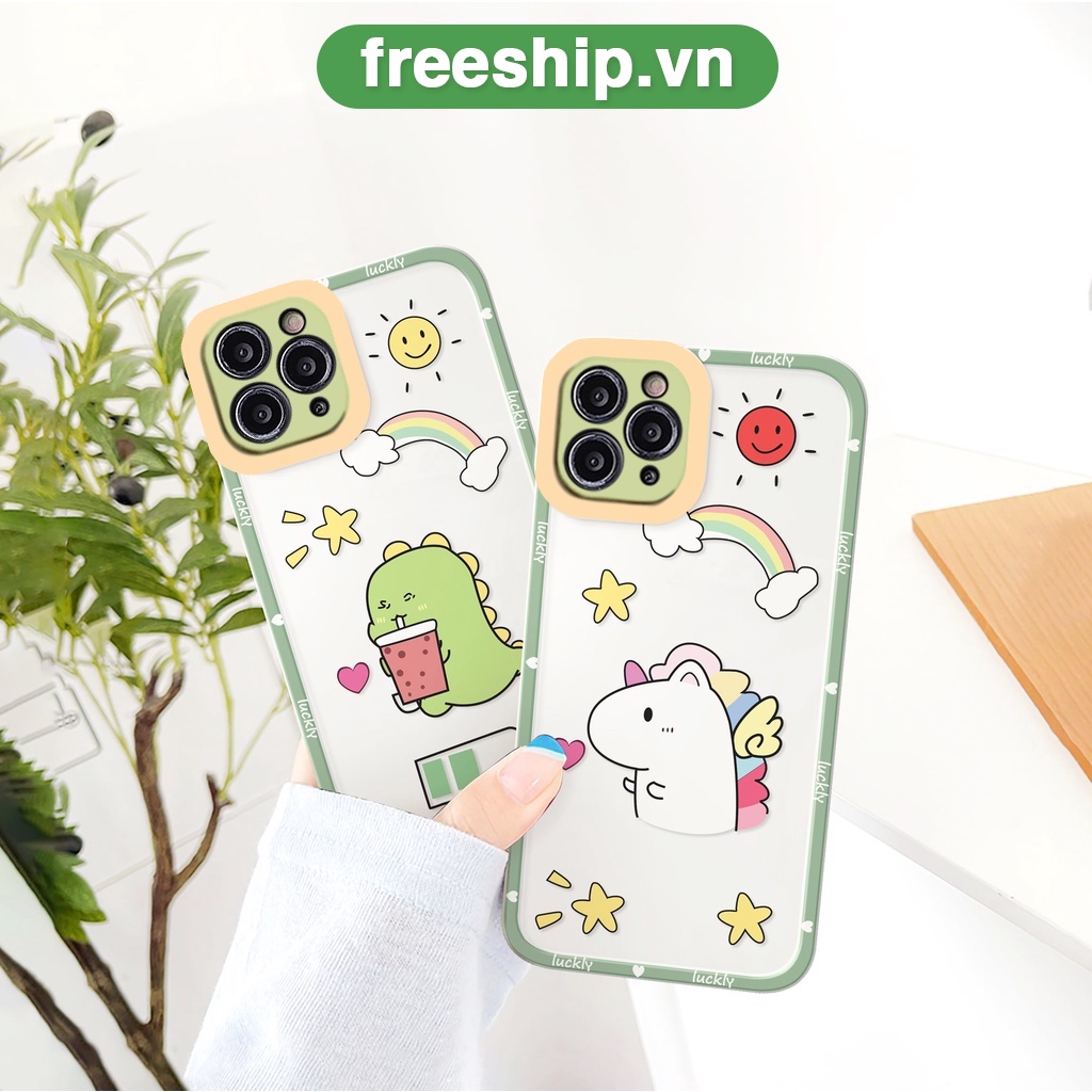 Ốp lưng iphone Green World trong cạnh vuông 6/6plus/6s/6splus/7/7plus/8/8plus/x/xr/xs/11/12/13/pro/max/plus/promax