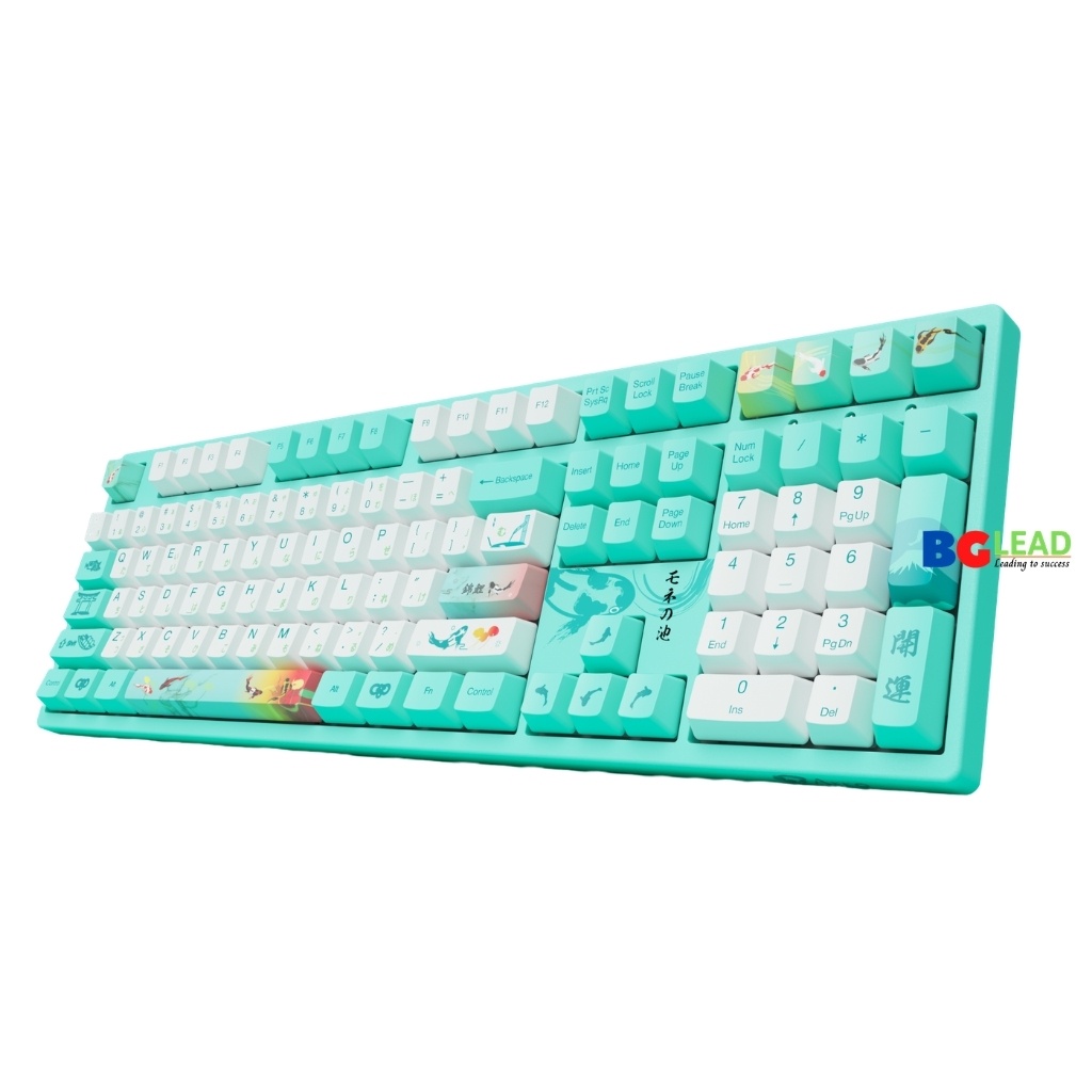 [Chính hãng] Bàn phím cơ AKKO 3087| AKKO 3108 V2 Monet'S Pond (Blue| Orange |Pink AKKO switch V2) - Mai Hoàng phân phối