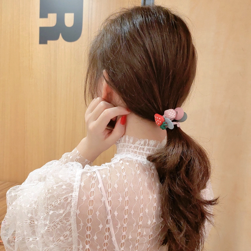 Dây Buộc Tóc Hình Trái Cây Xinh Xắn Dành Cho Nữ