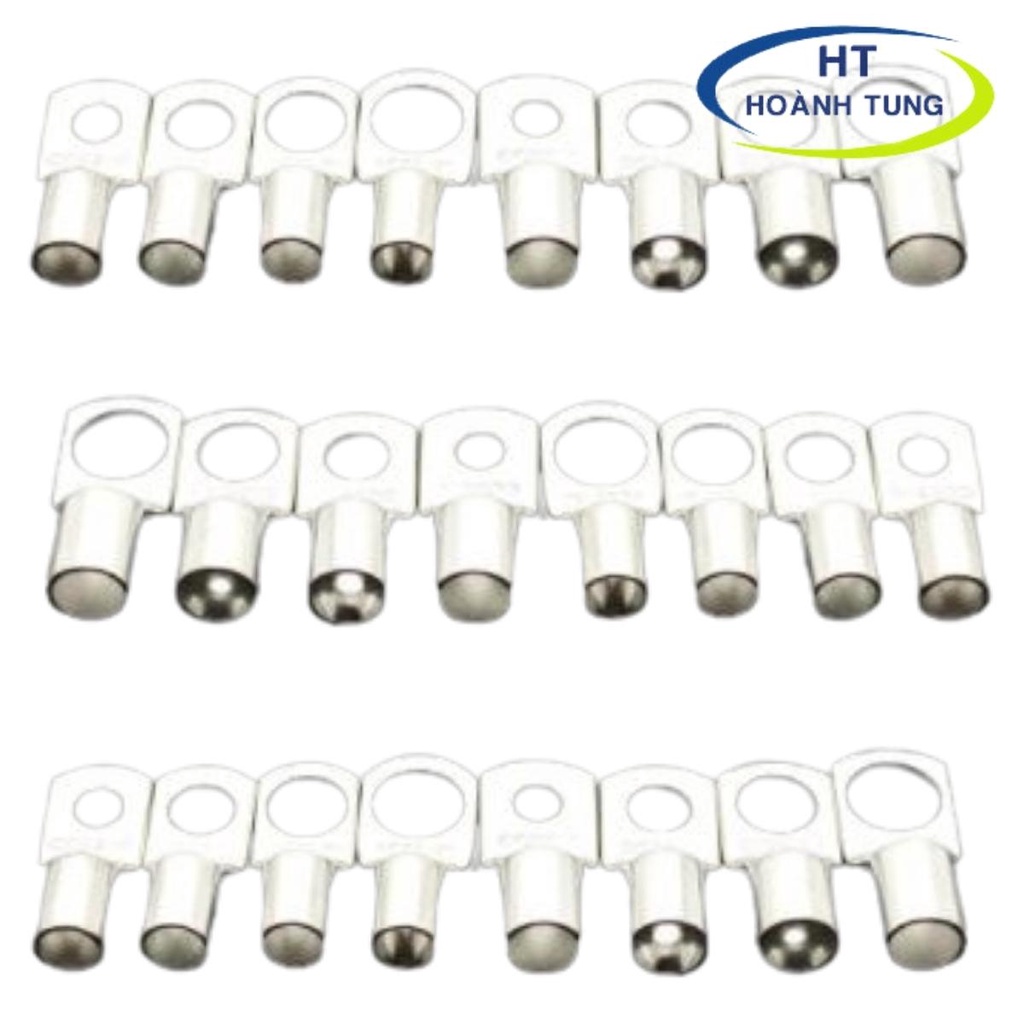 Đầu cosse bít SC 4-4 đồng nguyên chất 99.9% xi trắng, đầu cốt đồng 4mm hạ thế sử dụng cho cáp điện cv 4.0