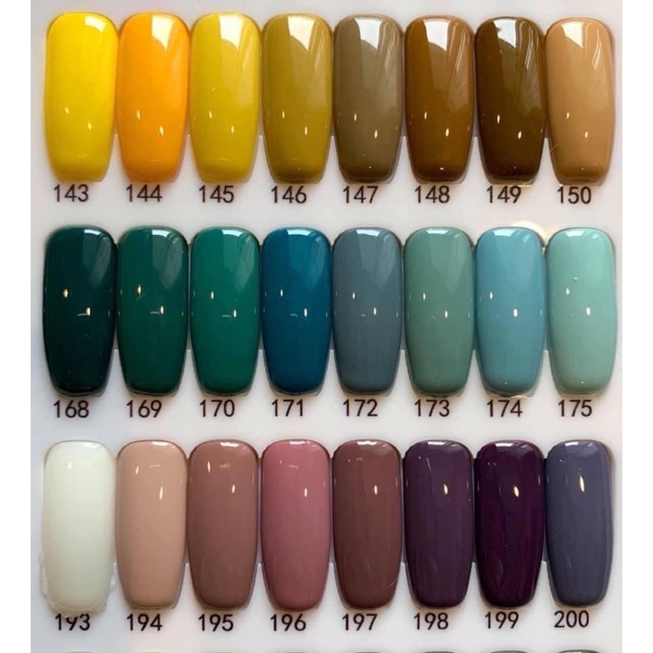 Sơn gel Nơ WANGKE - 275 màu, chất sơn đặc, siêu bóng và bền chính hãng