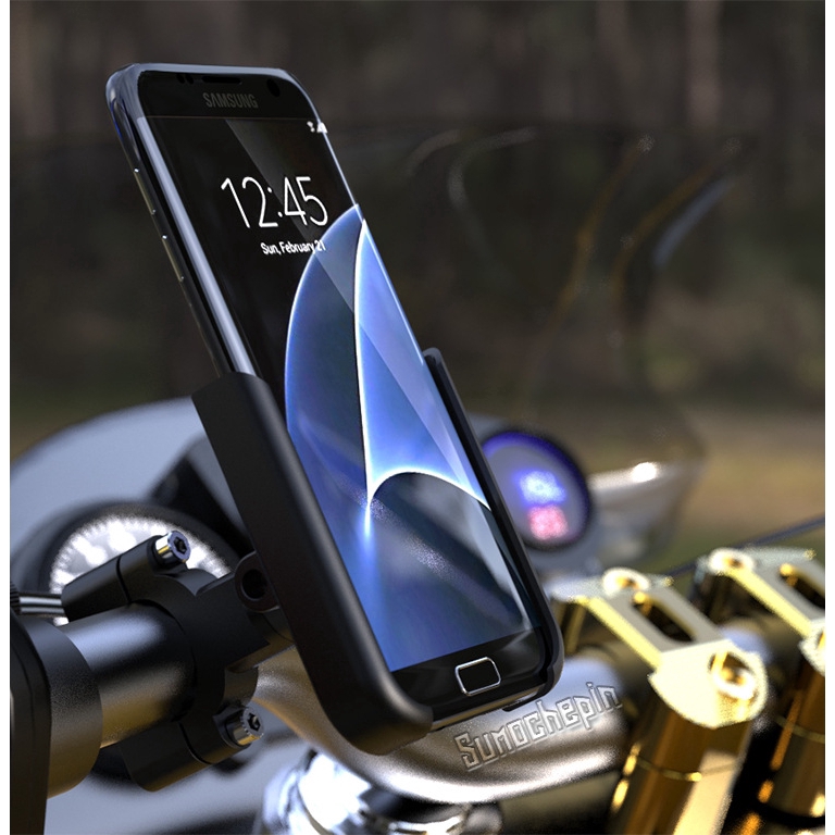 Motorcycle Bicycle Phone Holder Universal Bracket Aluminum Alloy Hand/Mirror Navigation Shockproof Riding Equipment