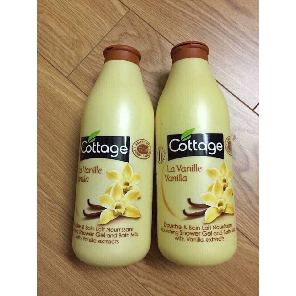 Sữa Tắm Dưỡng Trắng Da Cottage 750ml