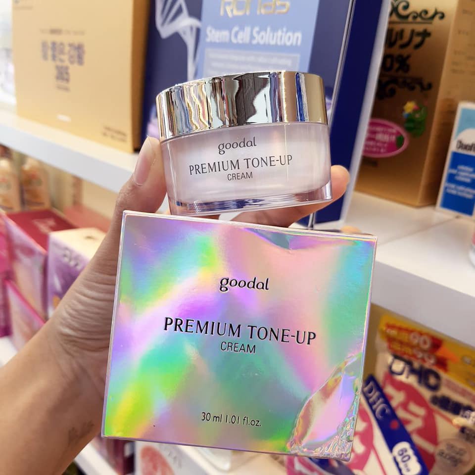 Kem Ốc Sên Goodal Premium Toner Up Cream dưỡng trắng da