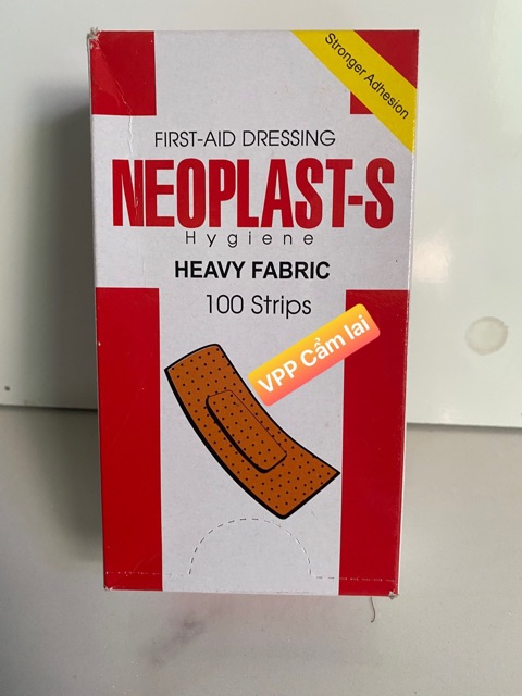 HỘP 100 BĂNG KEO CÁ NHÂN NEOPLAST-S