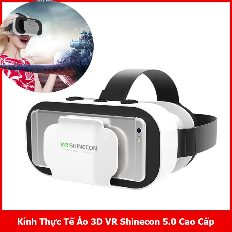 Kính Thực Tế Ảo 3D VR Shinecon 5.0 Cao Cấp - kính thực tế ảo chơi game,kính thực tế ảo xem phim