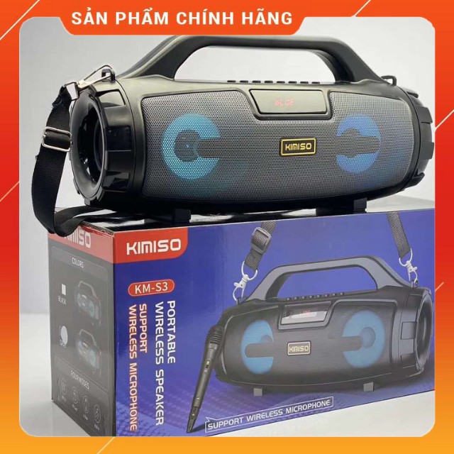 Loa Bluetooth KIMISO KM-S3 Loa Hát Karaoke Siêu Hay Pass Ấm Không Rè Khi Hát