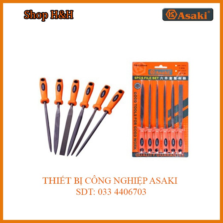 Bộ giũa mini cao cấp Asaki AK-3899