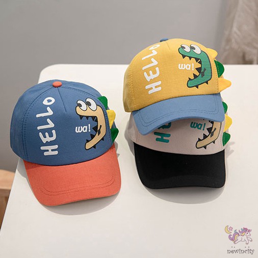 Mũ Lưỡi Trai Thiết Kế Hình Khủng Long Đáng Yêu Cho Bé Trai Và Bé Gái