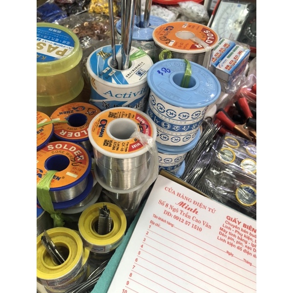 Thiếc hàn Seoul Solder hàn quốc 1.0mm 898gam chưa được 1kg