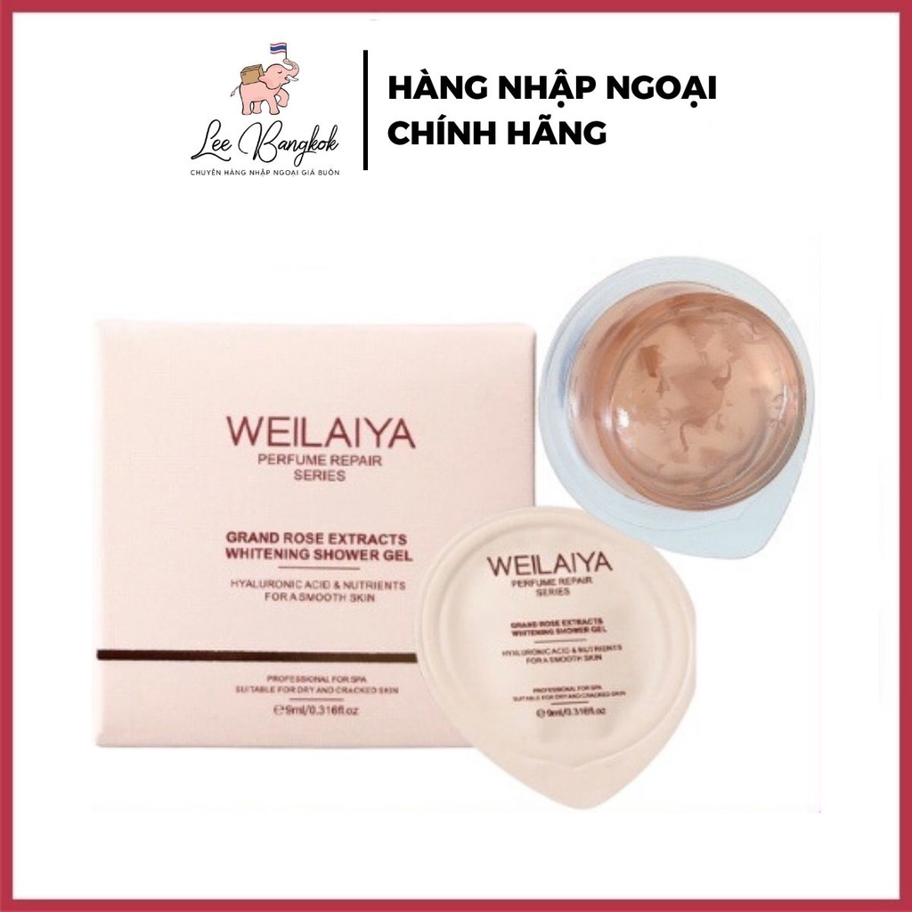 Sữa Tắm Weilaiya Chính Hãng Mini Sữa Tắm Tuỷ Mật Hoa Hồng Lưu Hương Lâu Trắng Da Toàn Thân Damask Weilaiya 9ml