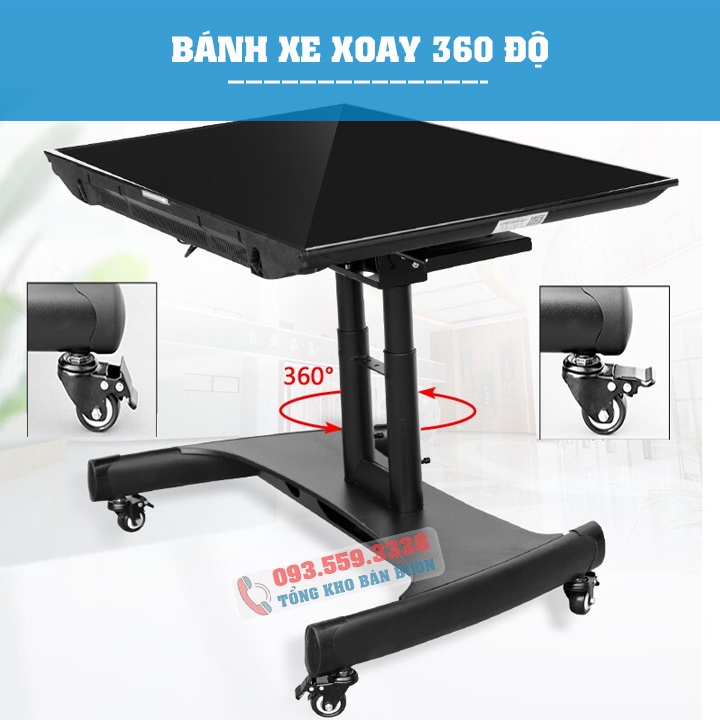 GIÁ TREO TIVI DI ĐỘNG HỘI NGHỊ NB AVA50 32 – 70 INCH - KỆ GIÁ TREO ĐỠ TIVI CÓ BÁNH XE ĐI CHUYỂN