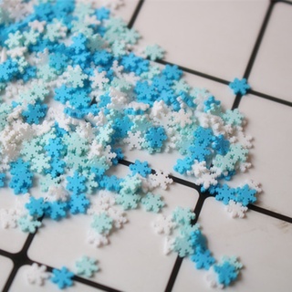 Cốm 8 GRAM Cốm Bông tuyết Nguyên liệu Trang trí Slime Làm Ốp điện thoại Resin