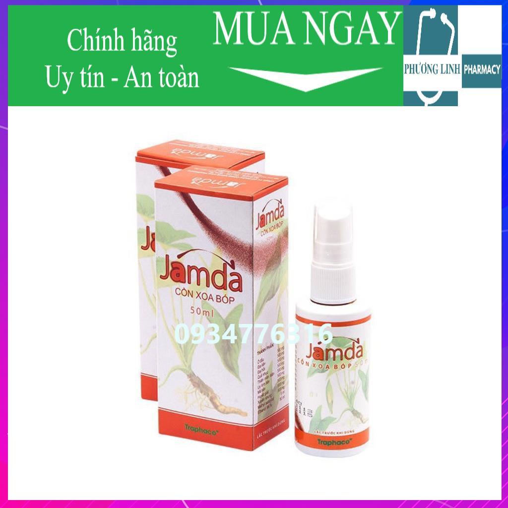 ✅ CỒN XOA BÓP GIẢM ĐAU NHỨC CƠ BẮP JAMDA TRAPHACO