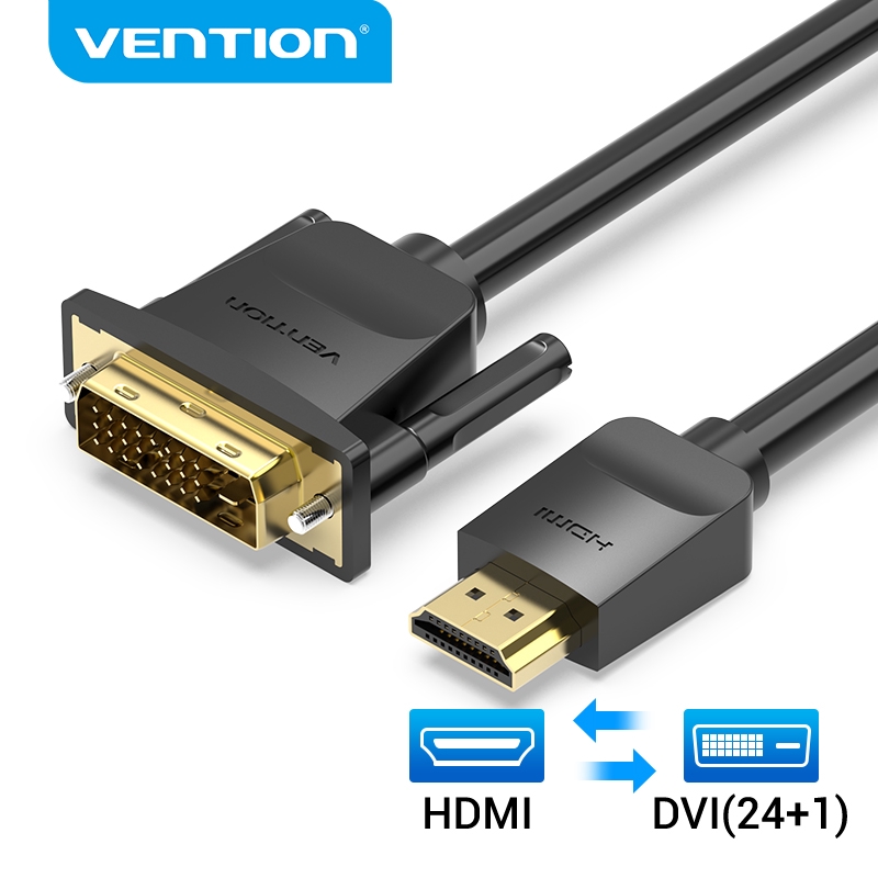 Cáp VENTION HDMI To DVI Cho Raspberry Pi Dvi-D 24+1 Hỗ Trợ 1080p