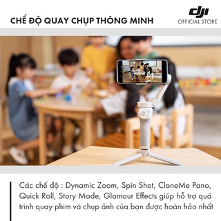 Tay cầm gimbal DJI Osmo Mobile 4 SE 2021 chống rung điện thoại Hàng chính hãng