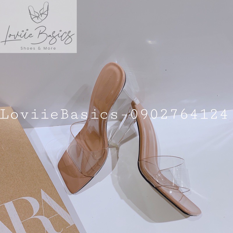 DÉP GUỐC NỮ LOVIIEBASICS - GUỐC CAO GÓT QUAI TRONG 9 PHÂN - GUỐC NỮ DÉP CAO GÓT 9CM - GUỐC QUAI TRONG 9 PHÂN D210110