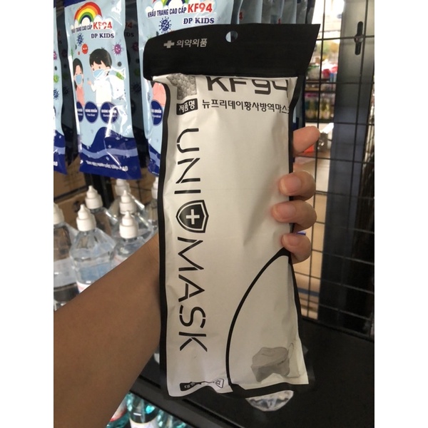 Chính Hãng Khẩu Trang 4D Uni KF94 (Túi 10 cái)