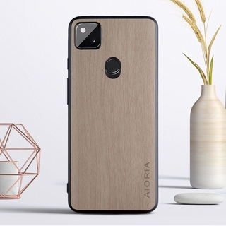 Google Pixel 4A Họa Tiết Gỗ Da Tpu + pC Có Chất Liệu 3in1