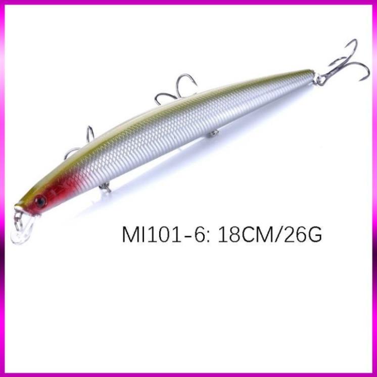 ⭐  Mồi Câu lure, cá chẽm , có mú, cá ngão , cá biển dài 18cm nặng 26gr