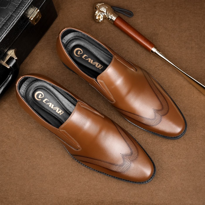 Giày lười nam đẹp chính hãng Cavan phong cách doanh nhân thành đạt C11164