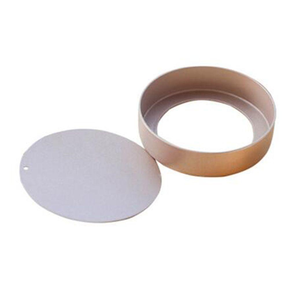 Khuôn Làm Bánh Tart Bằng Hợp Kim Nhôm Tay Cầm Gỗ 3.5inch