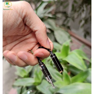 Jack chuyển đổi âm thanh: 3.5mm to 2.5mm to 4.4mm Đồng 7N OFC