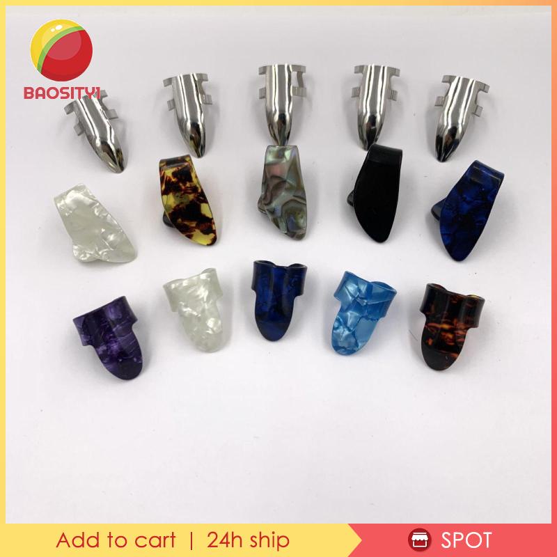 Bộ 5 Miếng Gảy Đàn Guitar + 10 Miếng Gảy Đàn Nhiều Màu Sắc