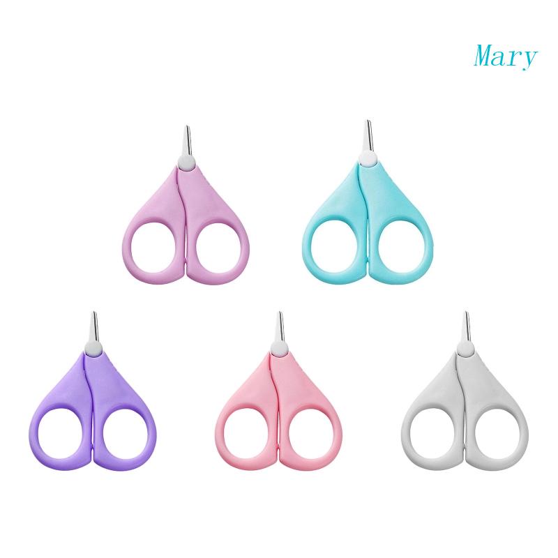 Kéo Cắt Móng Tay Đầu Tròn Bằng Thép Không Gỉ An Toàn Cho Bé