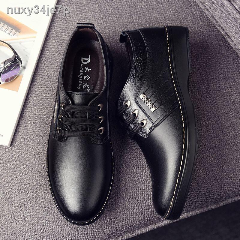 Giày da nam mới thường đế mềm của giới trung niên cha mùa xuân và thu thoáng khí