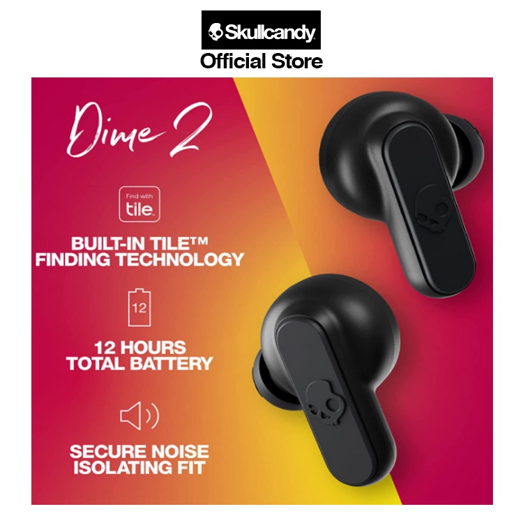 Tai nghe nhét tai bluetooth Skullcandy Dime 2 True Wireless Earbuds - Bảo Hành 12 tháng chính hãng