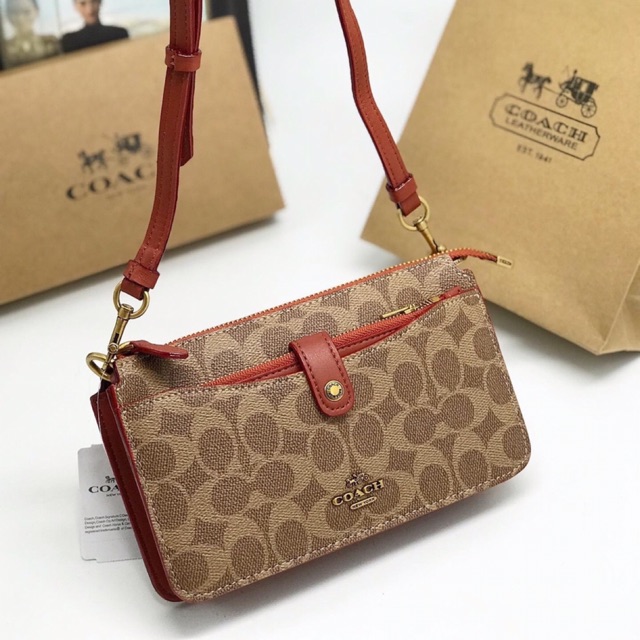 🆘RẺ NHẤT SHOPEE🆘 TÚI COACH KÈM VÍ 2 IN 1