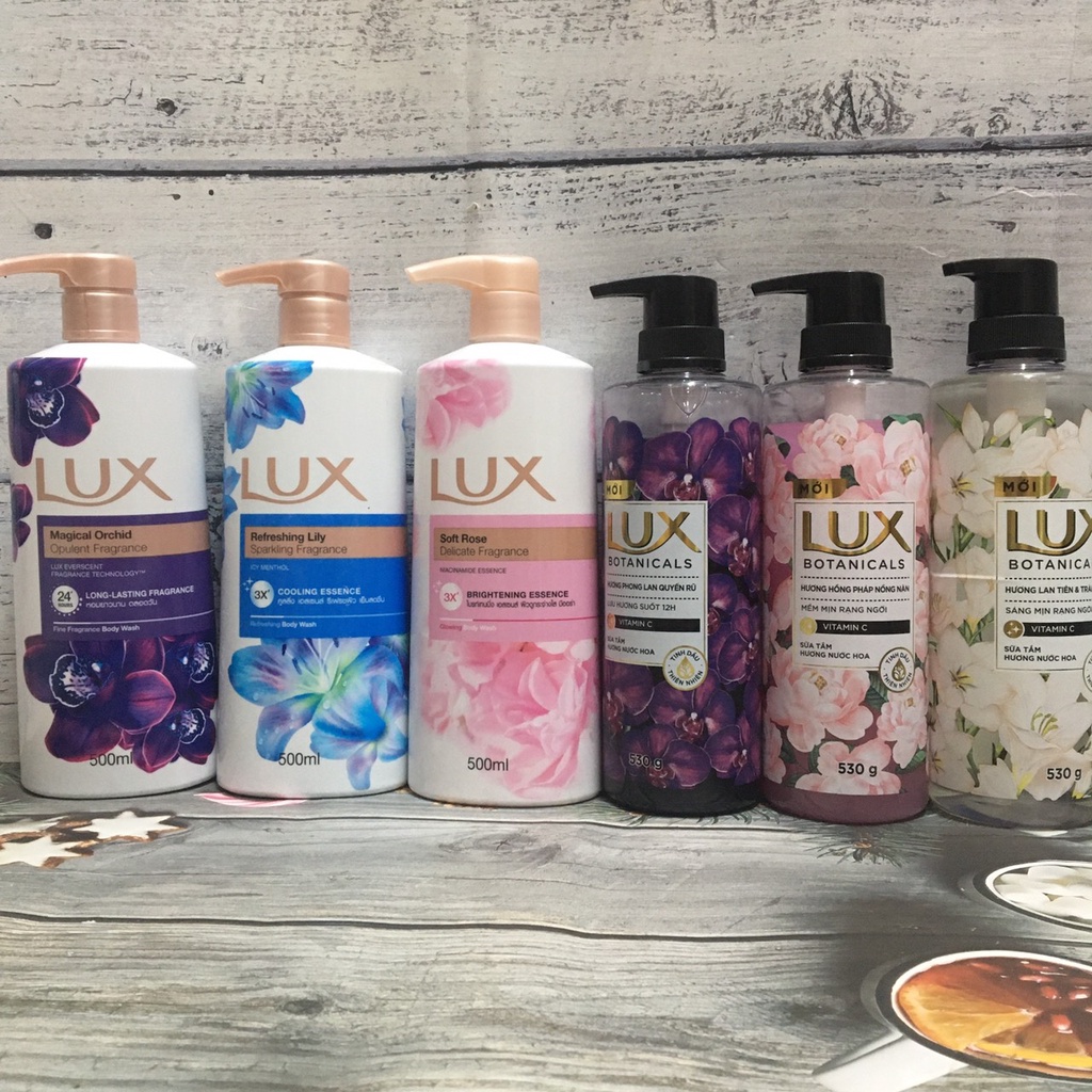 [Mã COSDAY giảm 8% đơn 150K] Sữa tắm Lux Thái Lan SIÊU THƠM CAO CẤP 500ml