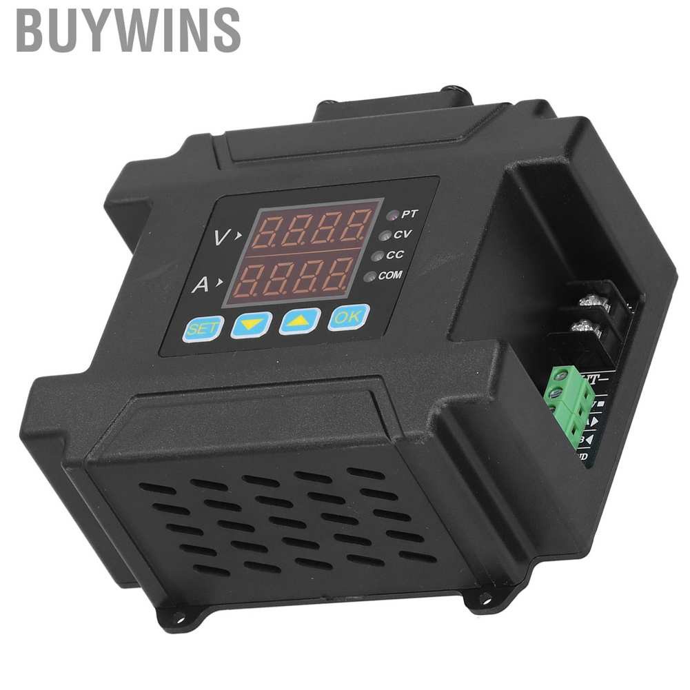 Buywins Digital Adjustable Regulated Power Supply LCD Display Buck Module with Shell 0-5A