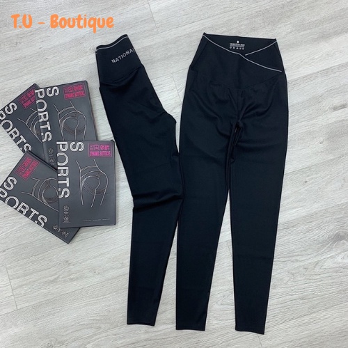 Quần legging nữ dài cạp chéo cao nâng mông giữ nhiệt nữ co giãn 4 chiều(Tặng dây buộc tóc) | BigBuy360 - bigbuy360.vn