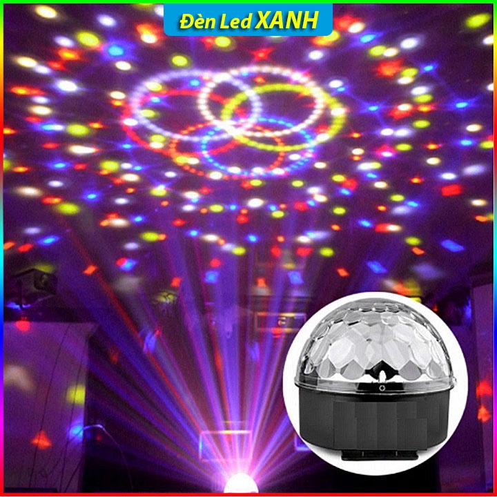 Đèn Led 7 màu trang trí sân khấu, phòng hát, phòng bay... Gắn Cảm Biến thông minh tự động nháy theo nhạc không Cần khiển