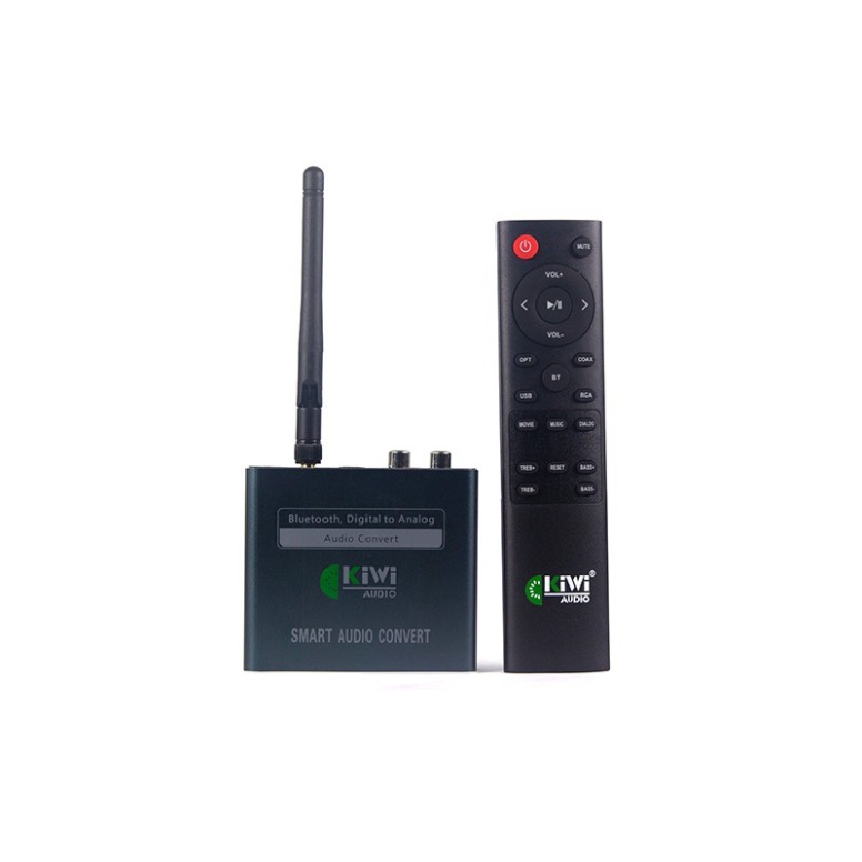 Bộ DAC chuyển đổi âm thanh Kiwi KA08 giải mã 24 bit kết nối Bluetooth