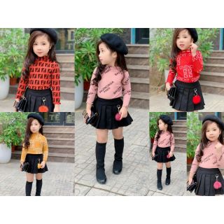 Set áo chân váy quả bông
