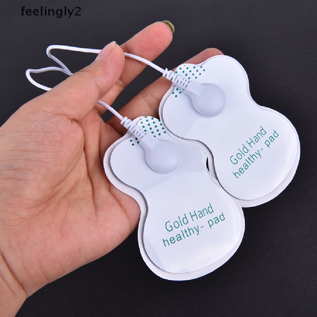 Set 4 miếng dán điện cực và cáp kết nối 2.5mm dùng cho máy mát xa