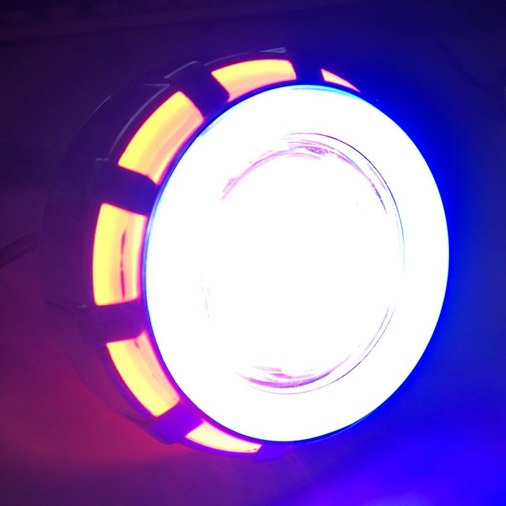 ĐÈN PHA LED BI CẦU SIÊU SÁNG VIỀN XANH - DPLBCVX