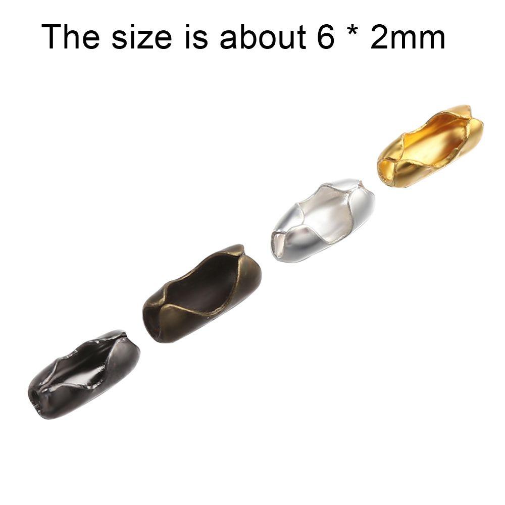 RAINBOW Set 10 Khóa Kim Loại 6 * 2mm Dùng Làm Đồ Trang Sức Thủ Công