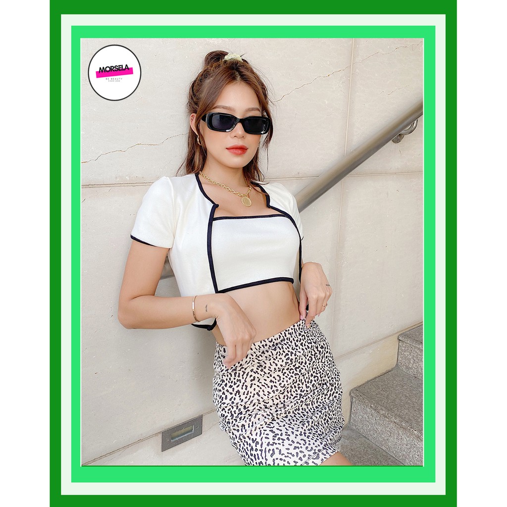 Set áo croptop nữ TUBIE siêu hot chất thun gân mịn - Áo crop top nữ kiểu - Morsela