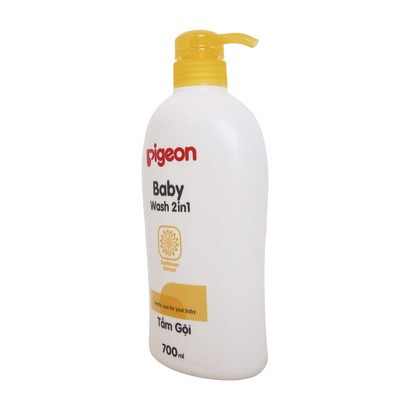 Tắm gội Pigeon 2 in1 hương Jojoba 700 ml (Mẫu mới)