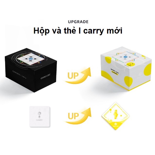 Rubik Gan i Carry thông minh kết nối smart phone có Bluetooth