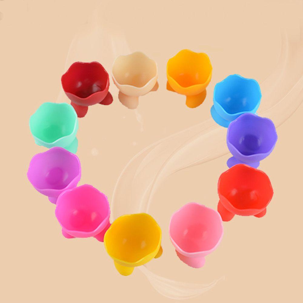 Giá Đỡ Đựng Mút Trang Điểm Bằng Silicon Hình Quả Trứng Chống Bẩn