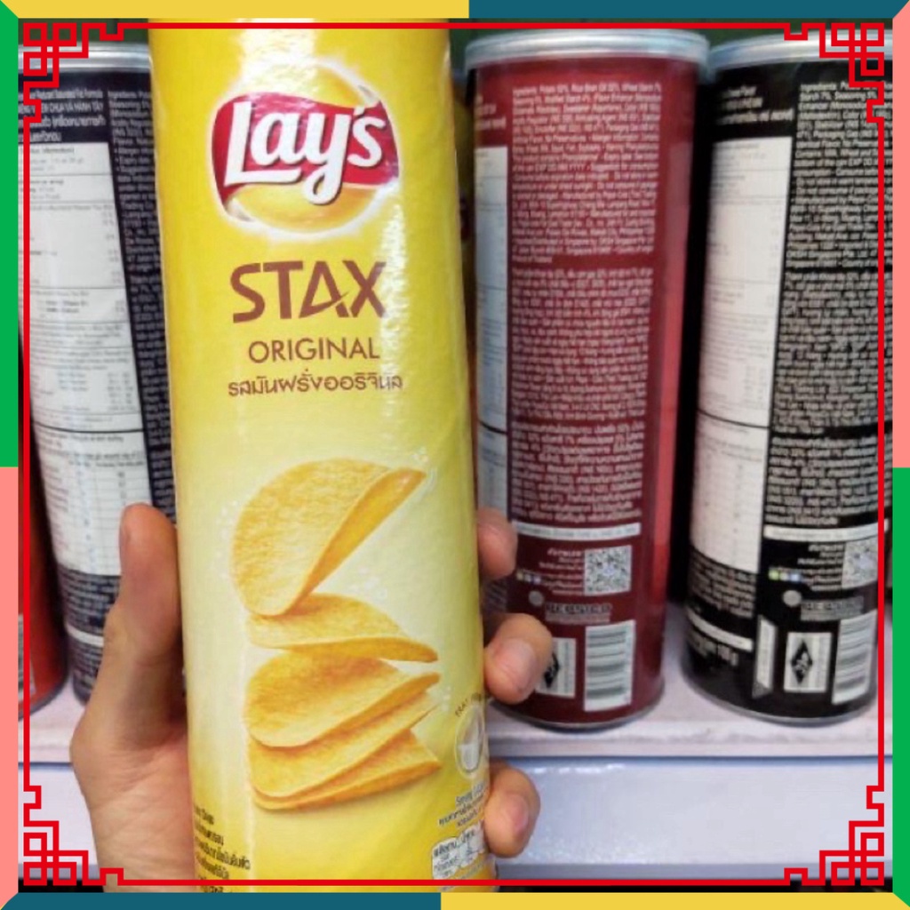 Khoai tây ống Lays stax 105g/160g [ Đủ Vị ] ( Đại lý Ngọc Toản)