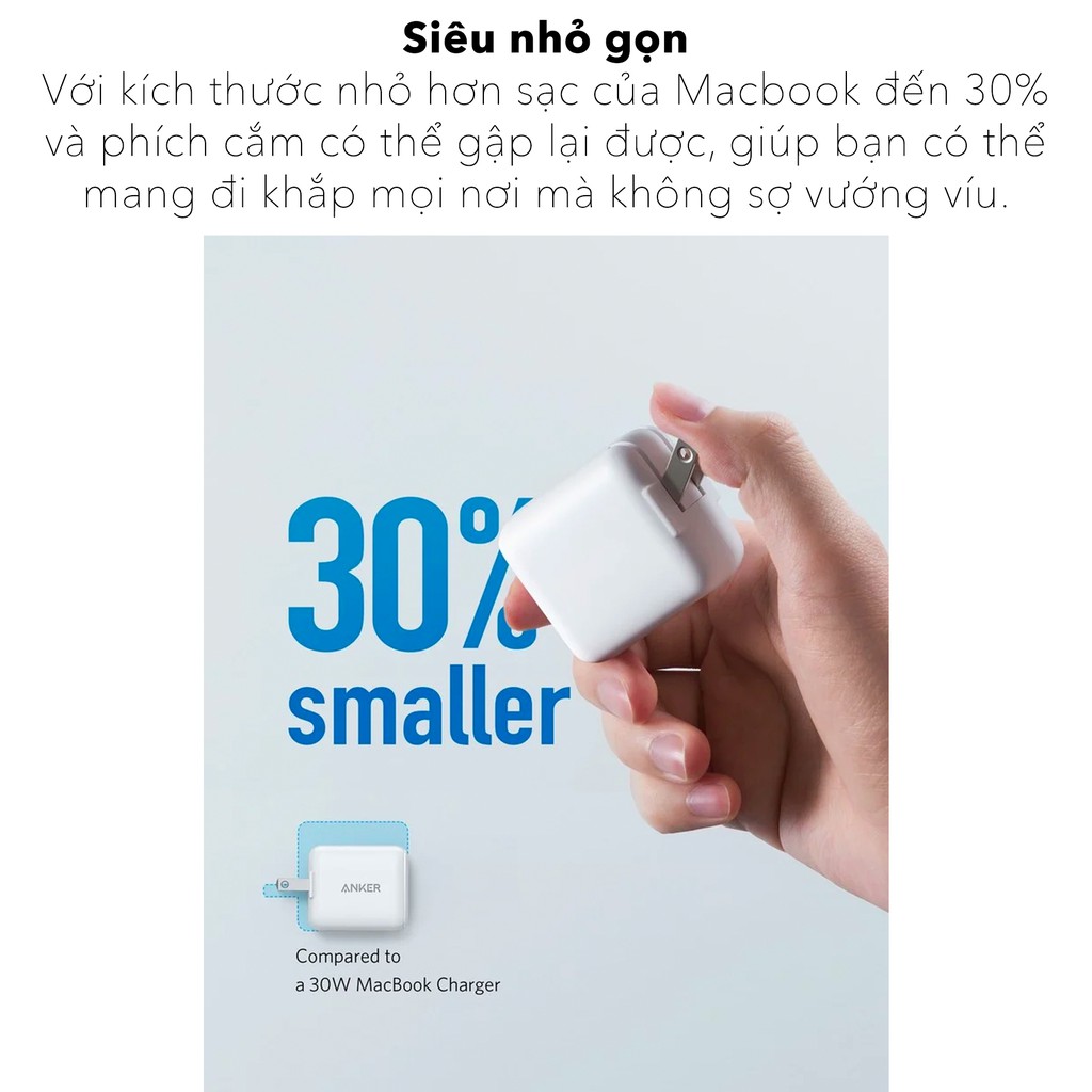 Sạc Anker PowerPort III mini 30w A2615