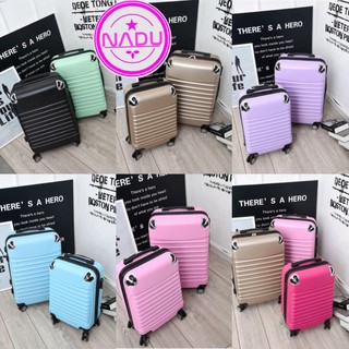 \*.*/size 20+24 \*.* - Vali kéo du lịch BỌC GÓC Vân Ngang có khuy các tính nhiều màu sắc trẻ trung chống va đập cao cấp