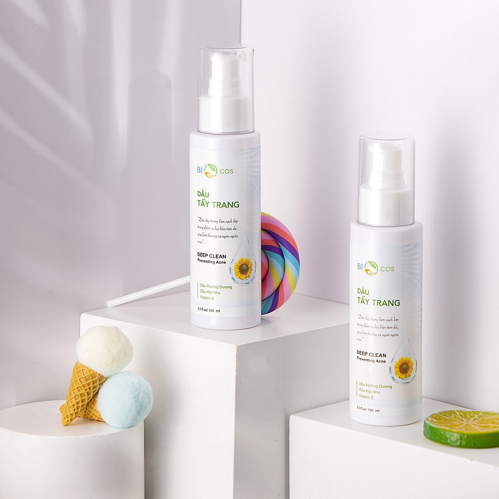 [Chính hãng] Dầu Tẩy Trang Làm Sạch Sâu 100ml Deep Clean Preventing Acne BIOCOS - Tẩy Trang, Làm Sạch, Giữ Ẩm, Dưỡng Mềm | BigBuy360 - bigbuy360.vn